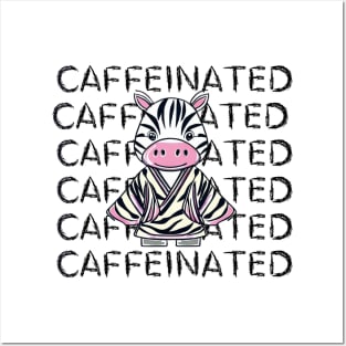 Caffeinated Zebra Posters and Art